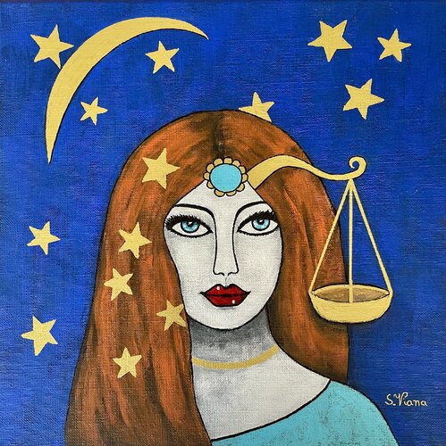 La Balance von Salette Viana, Malerei kaufen auf Singulart