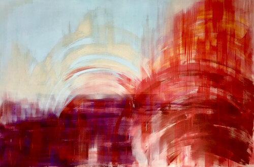 Vent Rouge II de Angelika Michalik, Pintura a la venta en Singulart
