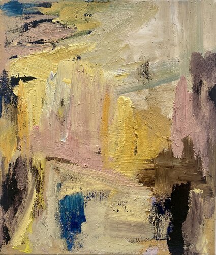 "Floßfahrt" aus der Serie "München" von Angelika Michalik, Malerei kaufen auf Singulart