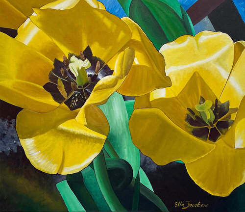 Yellow One by Ella Joosten, Painting for Sale on Singulart