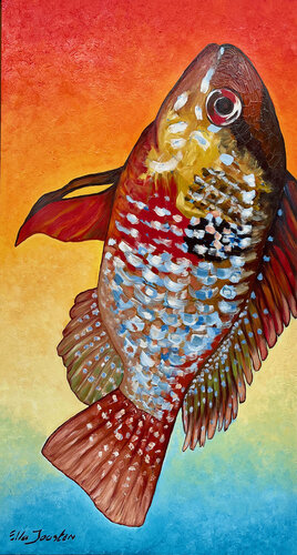 Flying Fish van Ella Joosten, Schilderij te koop op Singulart