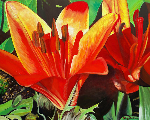 Bloom One by Ella Joosten, Painting for Sale on Singulart