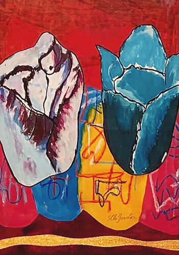 Tulips Seven by Ella Joosten, Work on Paper for Sale on Singulart