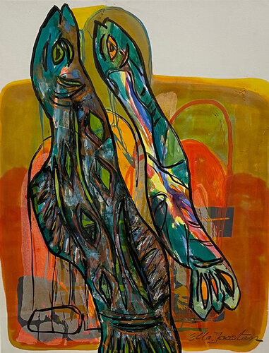 Fish 13 by Ella Joosten, Work on Paper for Sale on Singulart