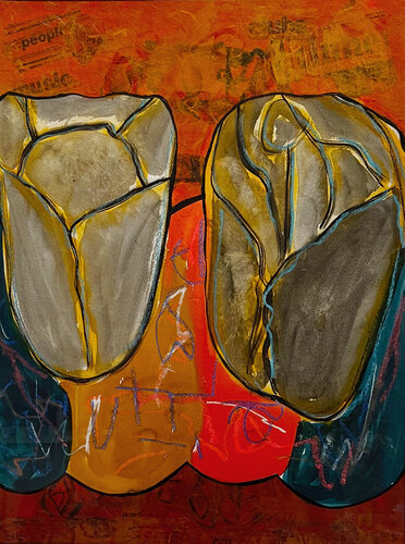 Tulips Nine di Ella Joosten, Opera su carta in vendita su Singulart