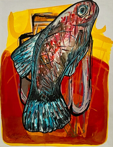 Fish 15 di Ella Joosten, Opera su carta in vendita su Singulart