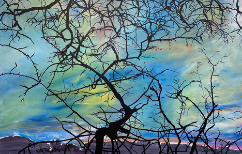Forest Silhouette Four van Ella Joosten, Schilderij te koop op Singulart