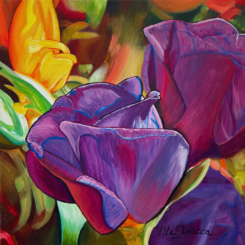 Bloom Six von Ella Joosten, Malerei kaufen auf Singulart