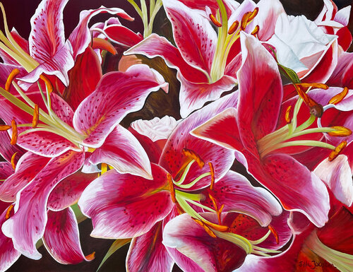 Flamboyant van Ella Joosten, Schilderij te koop op Singulart