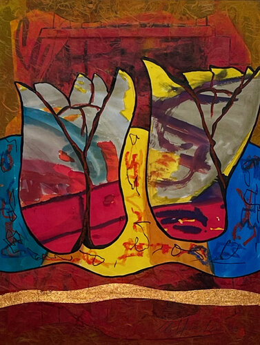 Tulips Ten by Ella Joosten, Work on Paper for Sale on Singulart