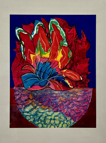 Happy Flower One par Ella Joosten, Œuvre sur papier en vente sur Singulart