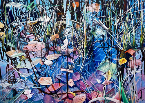 Foliage Six by Ella Joosten, Painting for Sale on Singulart