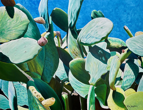 Kaktos Two by Ella Joosten, Painting for Sale on Singulart