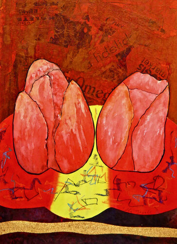 Tulips 16 par Ella Joosten, Œuvre sur papier en vente sur Singulart