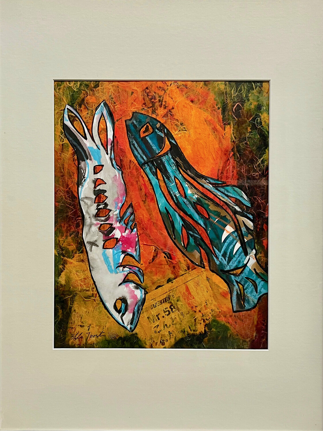 fish wrapped in newspaper two Ella Joosten