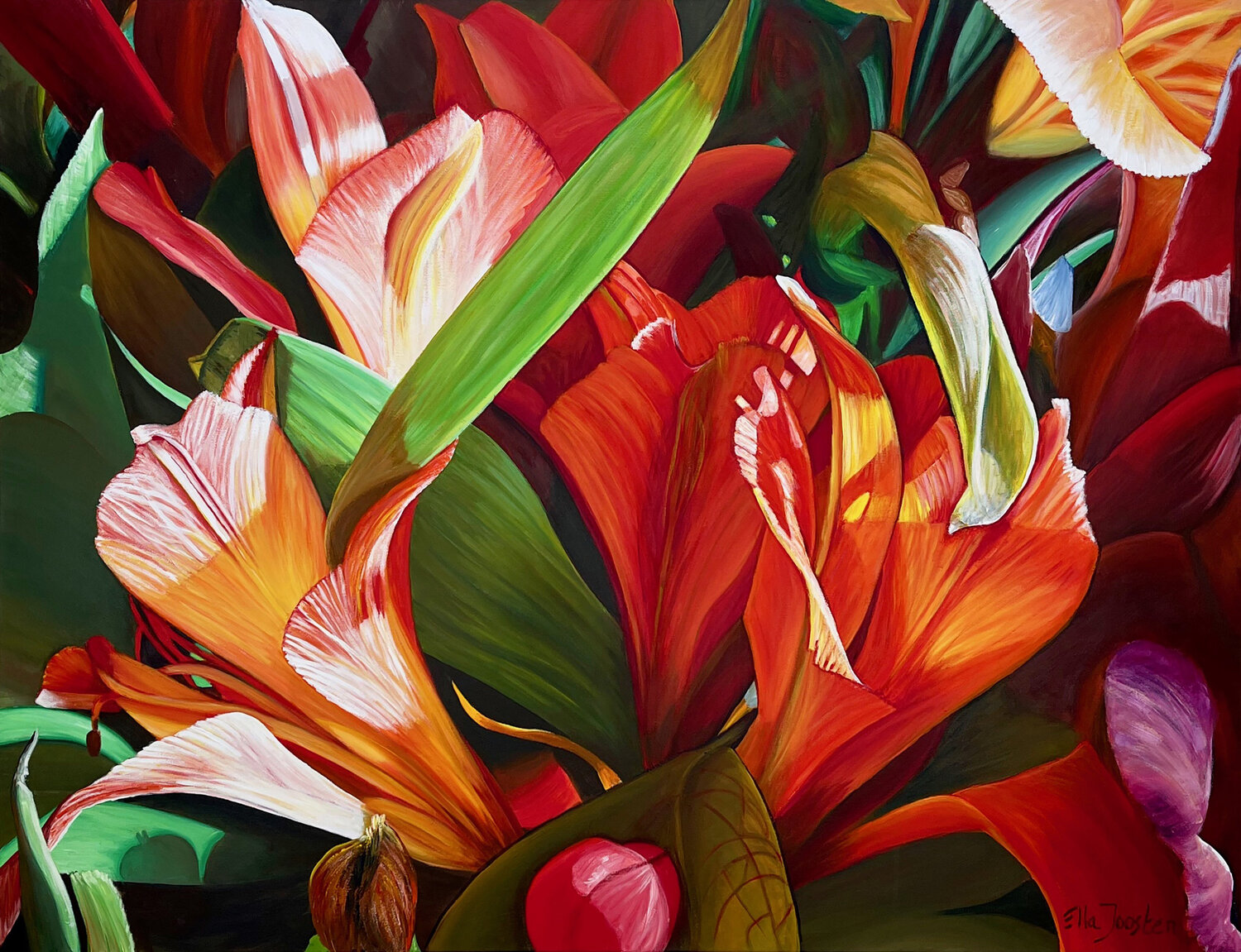 Bouquet Five Ella Joosten Original painting for sale