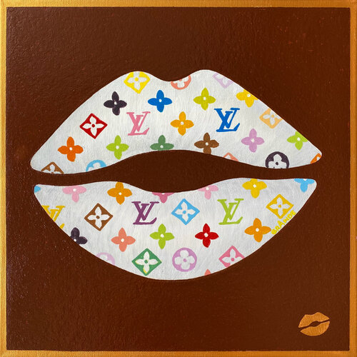 LOUIS WHITE LIPS di Alla Grande, Pittura in vendita su Singulart