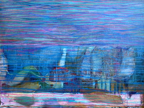 Verträumte Landschaft von Ulla Holderith, Malerei kaufen auf Singulart