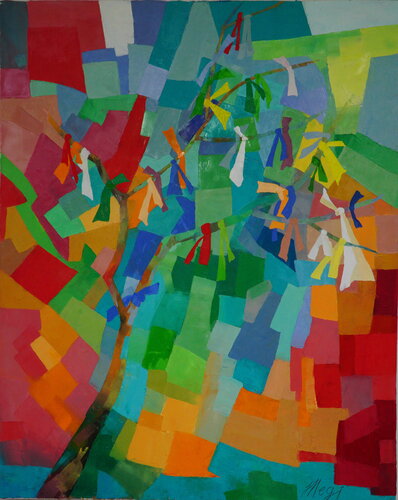 Wunschbaum by Megi Balzer, Painting for Sale on Singulart
