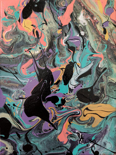 DOLPHIN DANCE by Yla Pil, Painting for Sale on Singulart