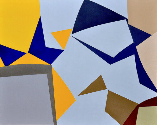 Geometric Composition Game by Anna Medvedeva, 油畫 for Sale on Singulart