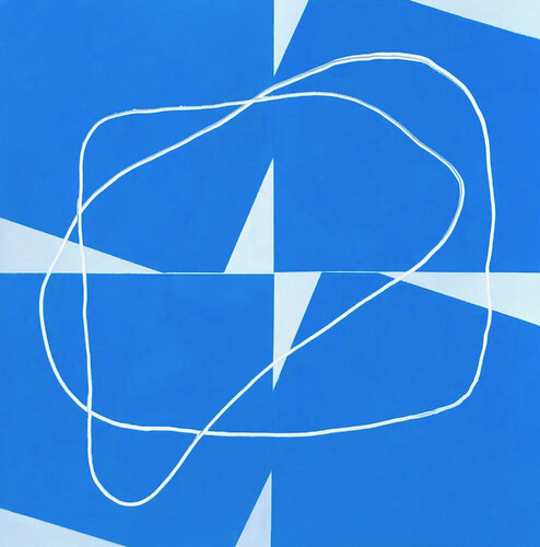 Floating forms in Blue Anna Medvedeva