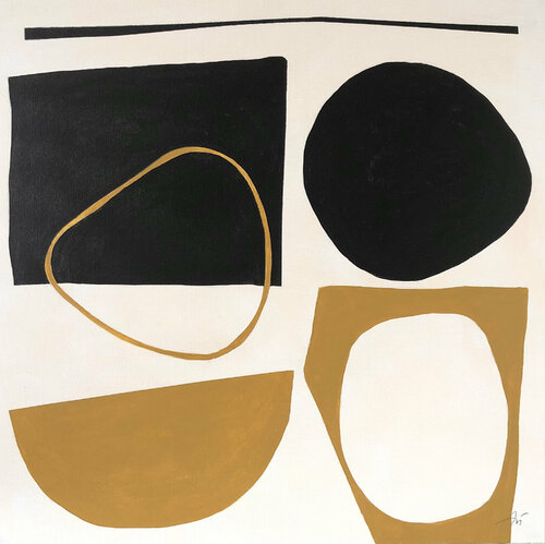 Composition with Black & Yellow Anna Medvedeva