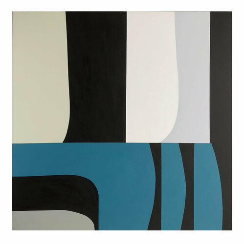 Dark shade of Blue, Grey & Black Anna Medvedeva