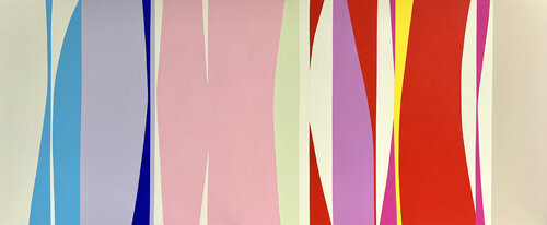 Vertical Stripes 52 di Anna Medvedeva, Pittura in vendita su Singulart