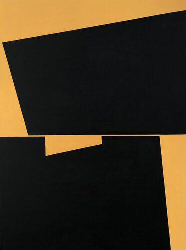 Abstraction Series Black & Yellow 16 von Anna Medvedeva, Malerei kaufen auf Singulart