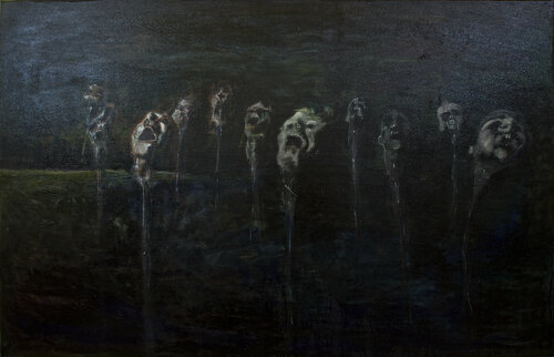 Nach oben di Christian Büffel, Pittura in vendita su Singulart