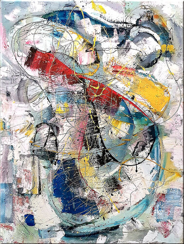 Unbunt von Christian Büffel, Malerei kaufen auf Singulart