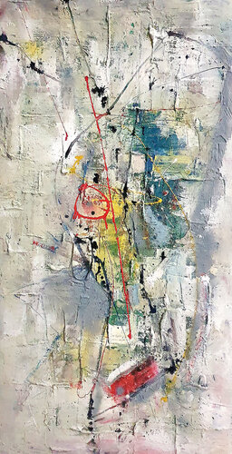 Otto schaut di Christian Büffel, Pittura in vendita su Singulart