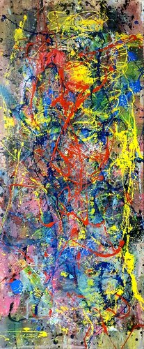 Nighttime collision di Christian Büffel, Pittura in vendita su Singulart