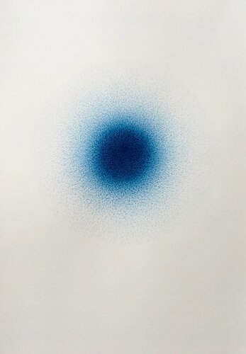 Stille in Blau par Luise Kloos, Dessin en vente sur Singulart