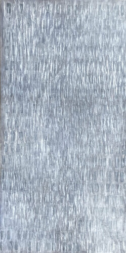 Stille in sanft bewegtem Blau van Luise Kloos, Schilderij te koop op Singulart