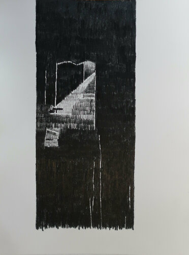 Erinnerung - Im Dunkel des Hauses van Luise Kloos, Tekening te koop op Singulart