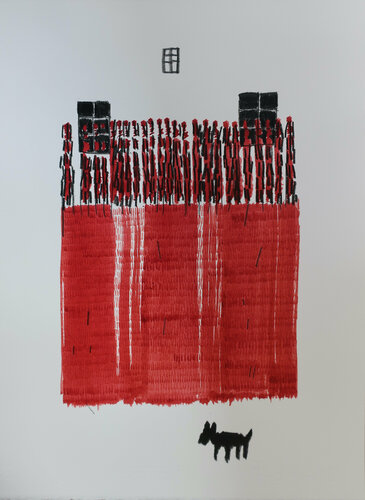 Erinnerung an einen Garten van Luise Kloos, Tekening te koop op Singulart