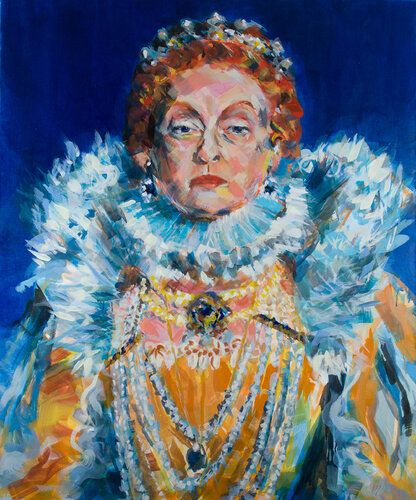 The Virgin Queen van Marcos Terol, Schilderij te koop op Singulart