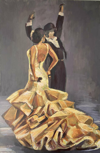 Jaleo van Marcos Terol, Schilderij te koop op Singulart