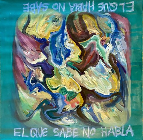 El que habla no sabe. El sabe no habla. von Marcos Terol, Malerei kaufen auf Singulart