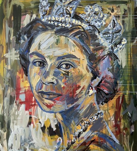 HRH Silhouette van Marcos Terol, Schilderij te koop op Singulart