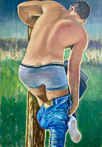 El chico de la playa von Marcos Terol, Malerei kaufen auf Singulart