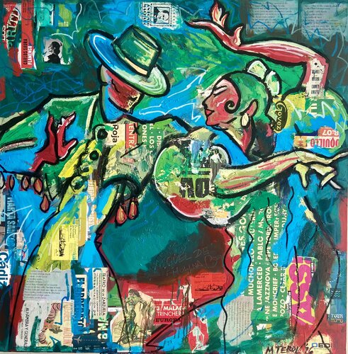 Ojos Verdes di Marcos Terol, Pittura in vendita su Singulart