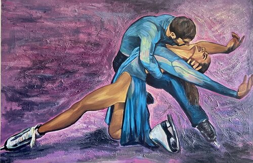 Abrazo Olimpico par Marcos Terol, Peinture en vente sur Singulart