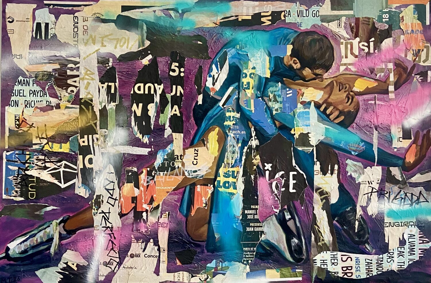 Dulce Abrazo Marcos Terol Origineel schilderij te koop