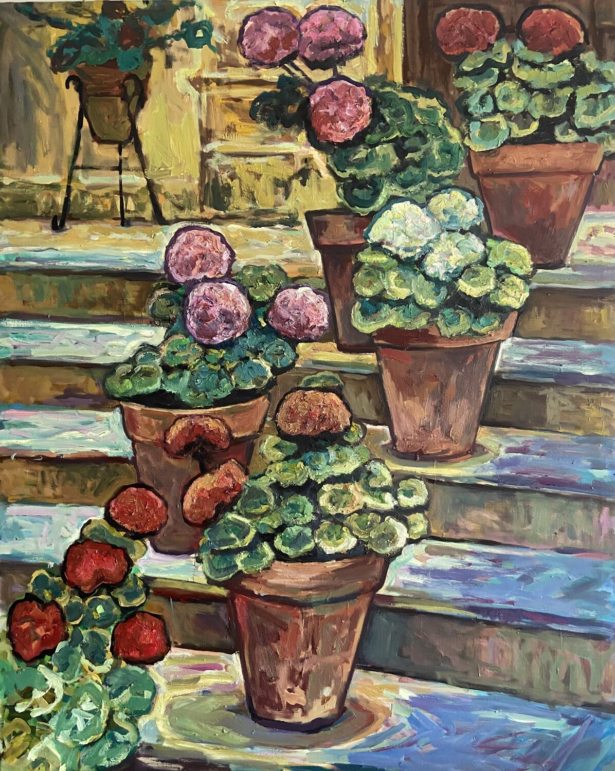 Patio Andaluz Marcos Terol Pintura original en venta