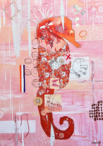 Horsepower van Irene Hoff, Schilderij te koop op Singulart