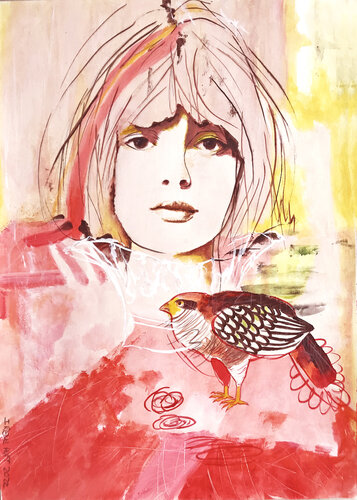 Surrender by Irene Hoff, 종이 for Sale on Singulart