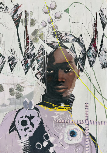 Jungle beat von Irene Hoff, Werk auf Papier kaufen auf Singulart